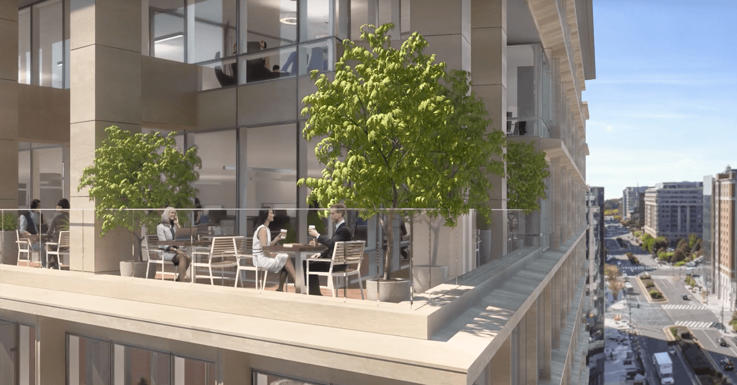 900 New York Ave Private Terrace